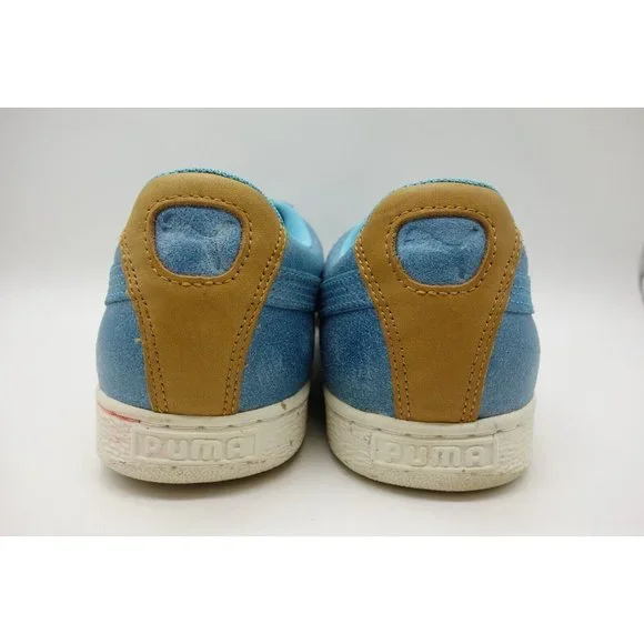Puma Suede Aqua Blue Leather Casual Lace Up Sneakers Shoes Men's 11 - Picture 10 of 11